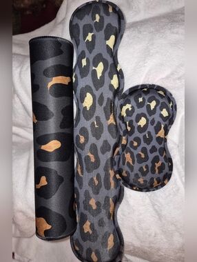 Leopard Print Desk Accessories Set